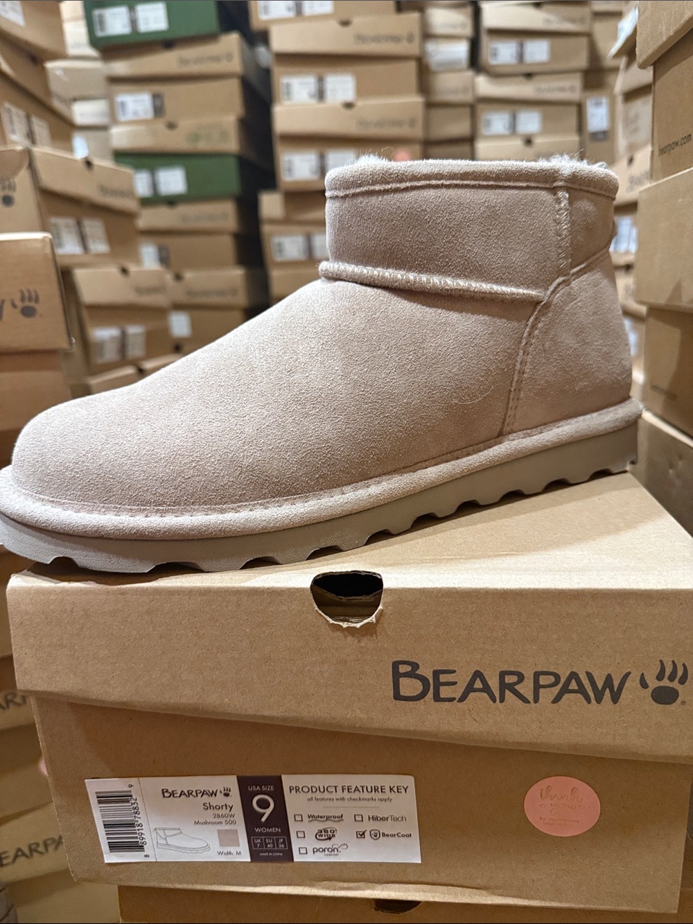 Bearpaw  Shorty Mushroom Boots WIDE